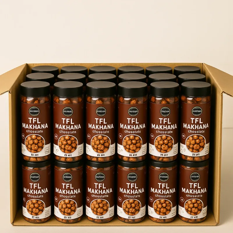 Chocolate Makhana ( 90grm * 50 jar)