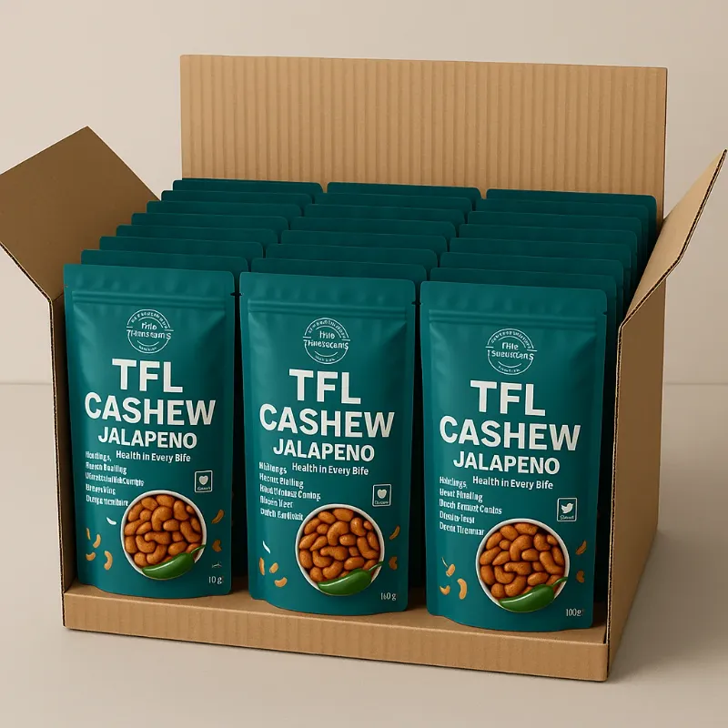 Jalapeno  Cashews  ( 400 grm *25 Pouch)