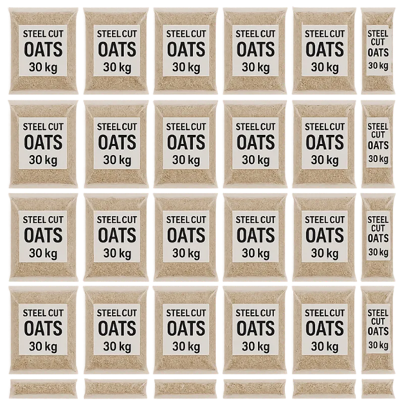 Steelcut Oats  500KG(25kg *20POUCH)